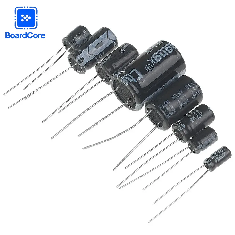 Electronics Repair Hobby - Kit de condensateurs électrolytiques 25 valeurs