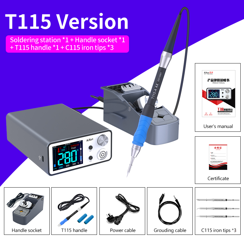 Station de soudure T3B Smart D - Electronics Repair In Usa avis et prix