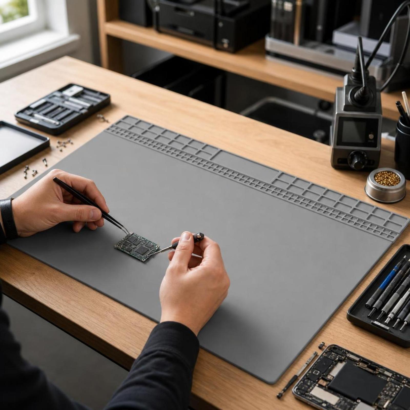 Tapis en silicone résistant à  - Electronics Repair In Usa avis et prix