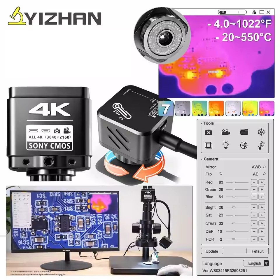 Caméra de microscope thermique - Electronics Repair In Usa avis et prix